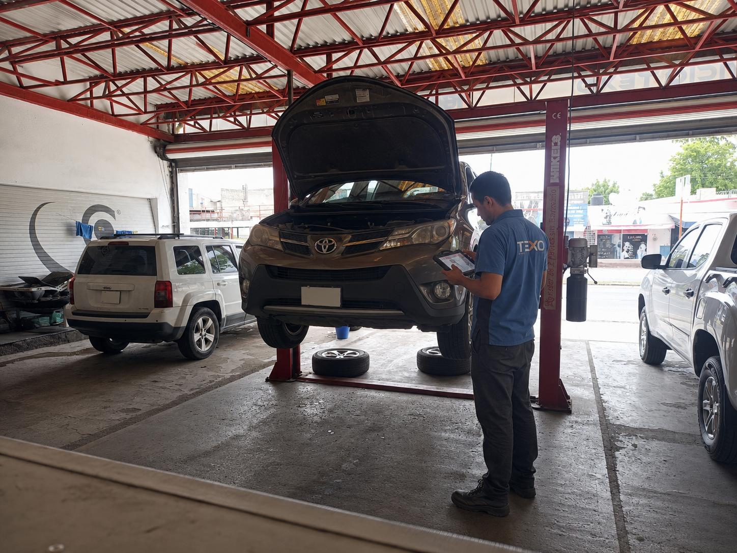 Diagnóstico técnico de un vehículo en TEXO