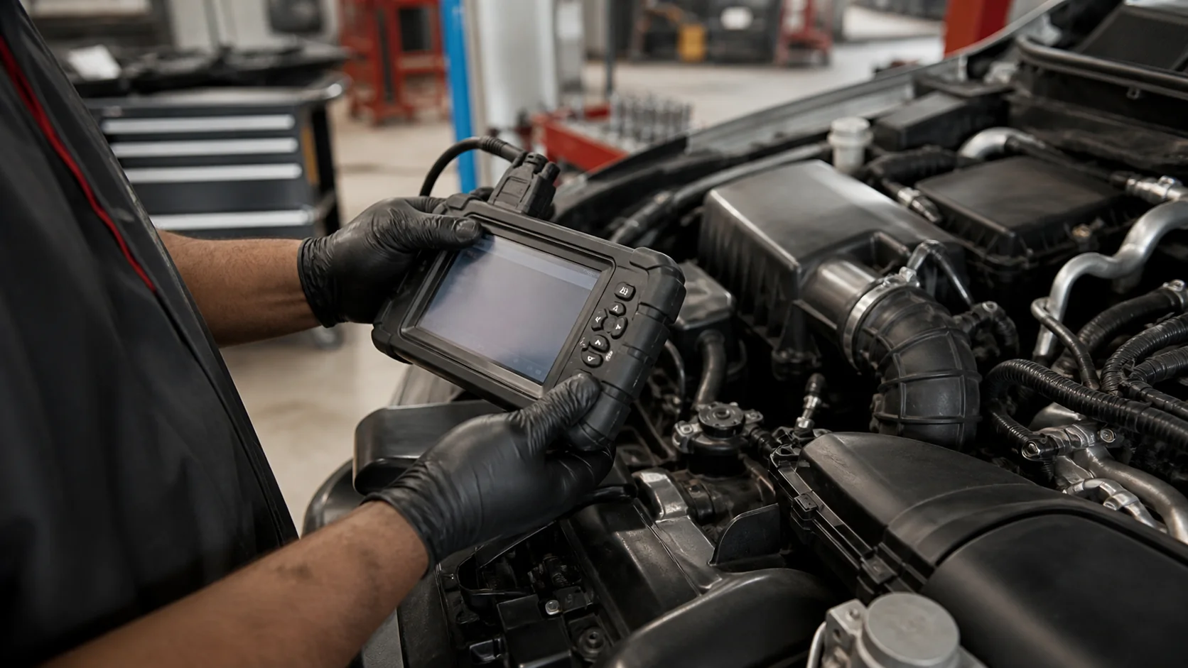 Diagnóstico automotriz con equipo especializado